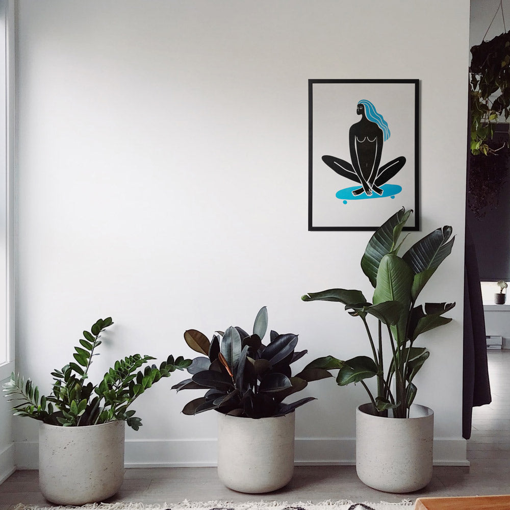 Risoprint Sitting Skater