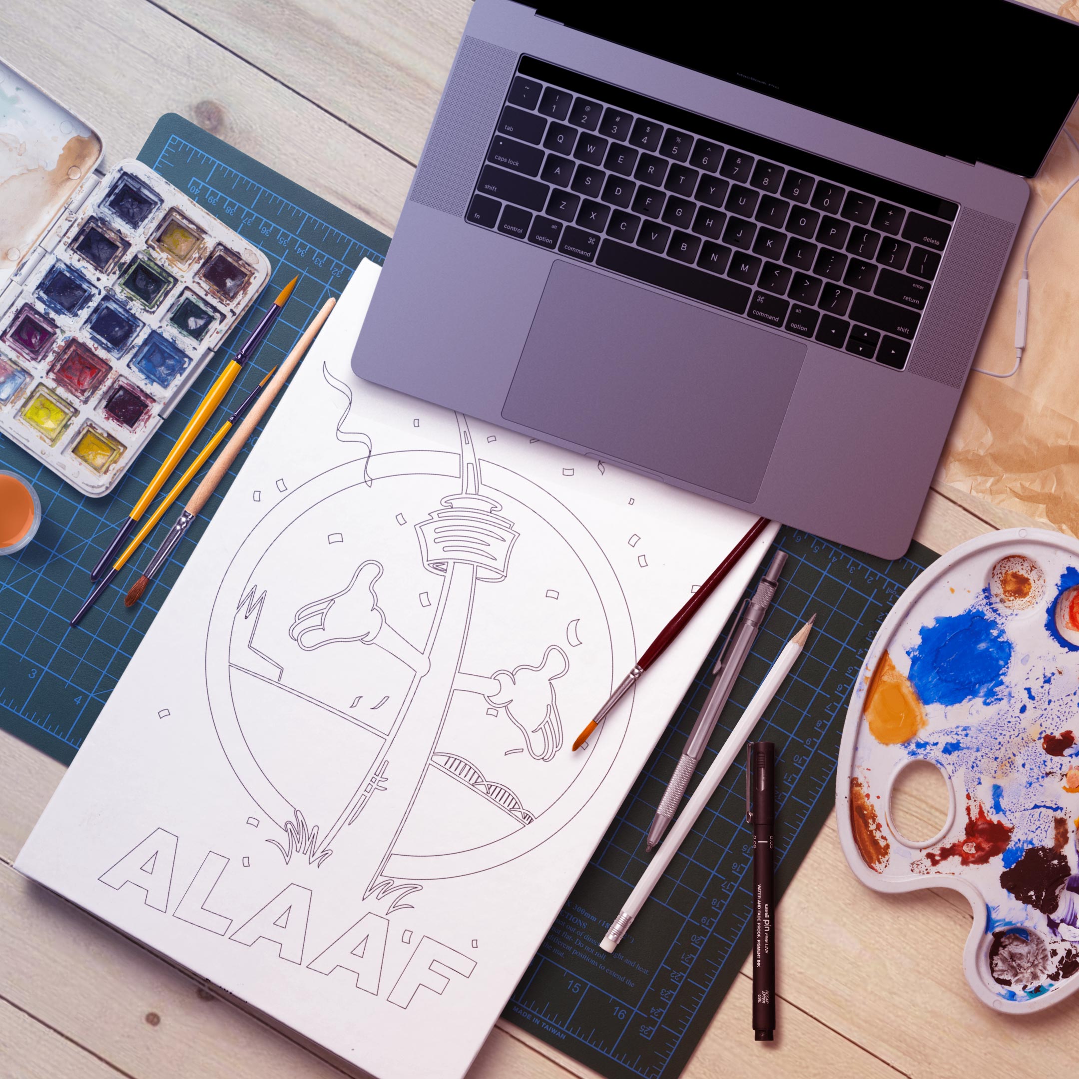 Paint it jeck: Das Ausmal-Bild