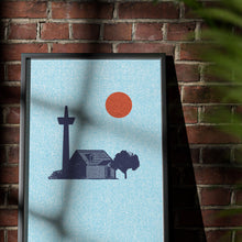 Laden Sie das Bild in den Galerie-Viewer, Colonius Blau/Orange Poster
