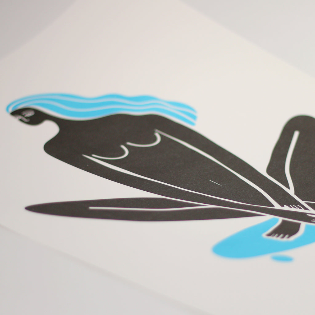 Risoprint Sitting Skater