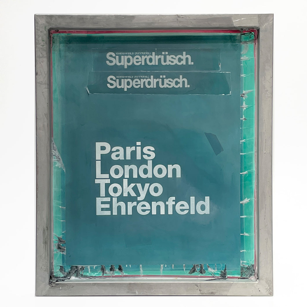 Siebdruckrahmen Paris London Tokyo Ehrenfeld Alu