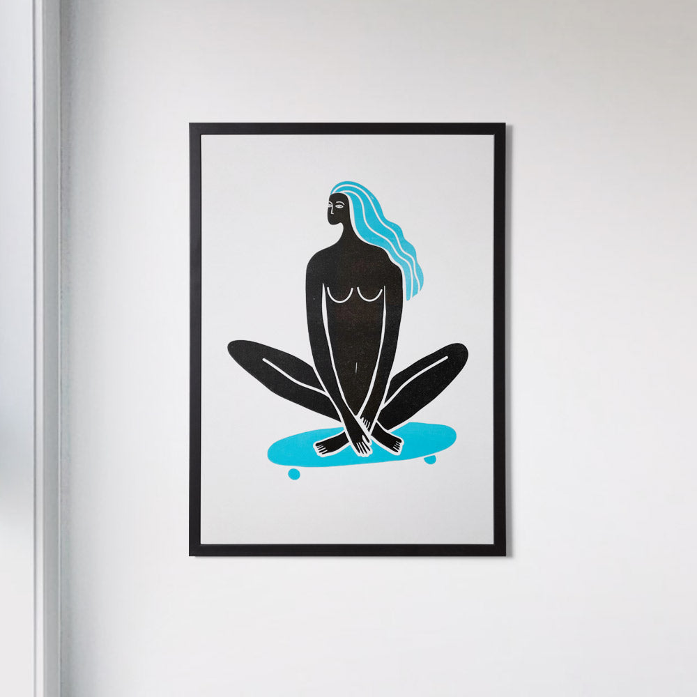 Risoprint Sitting Skater