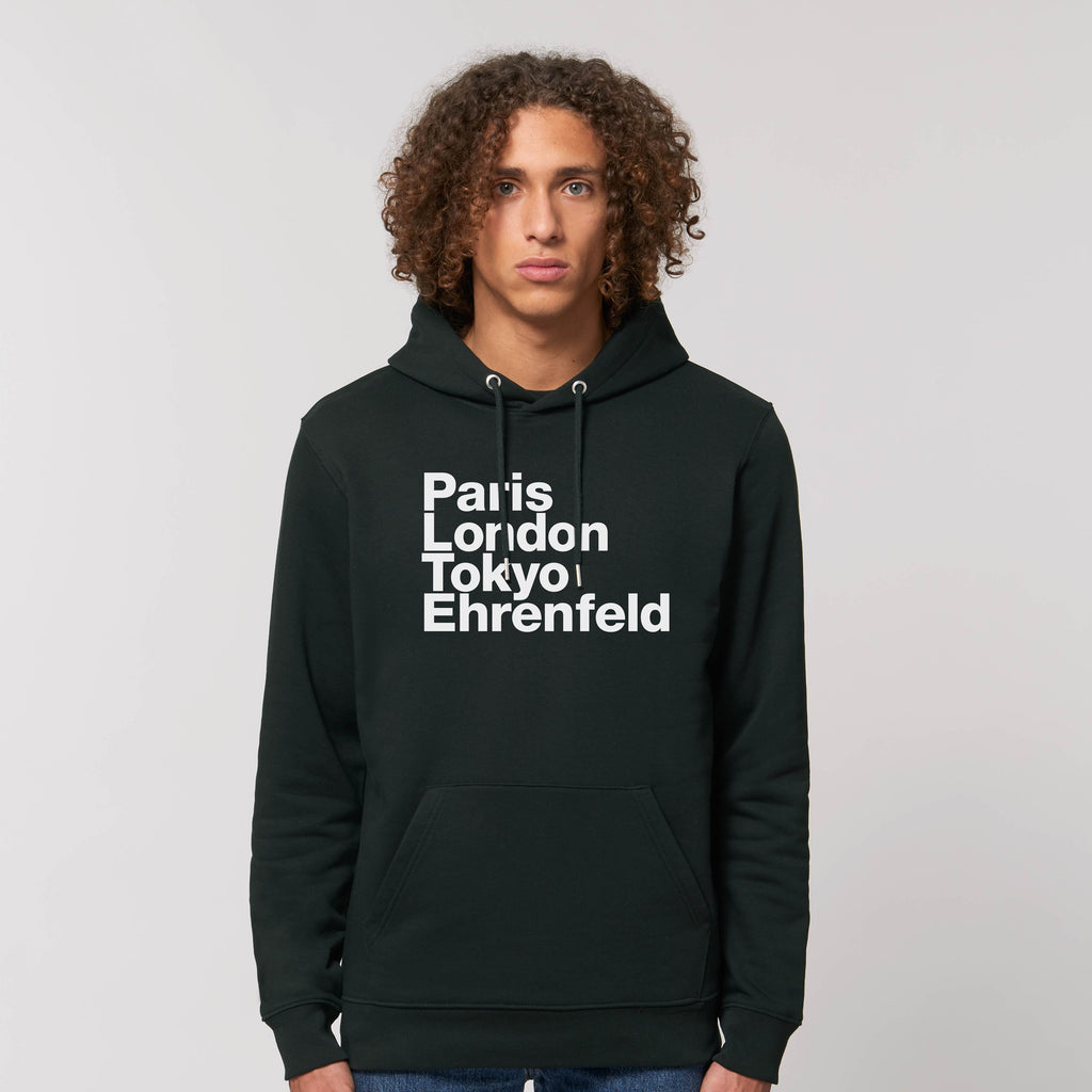 Paris London Tokyo Ehrenfeld Hoodie Kapuzenpullover von Ehrenfeld Apparel