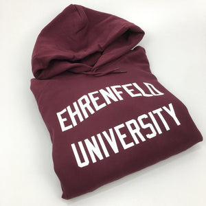 Hoodie von Ehrenfeld Apparel mit Aufdruck Ehrenfeld University
